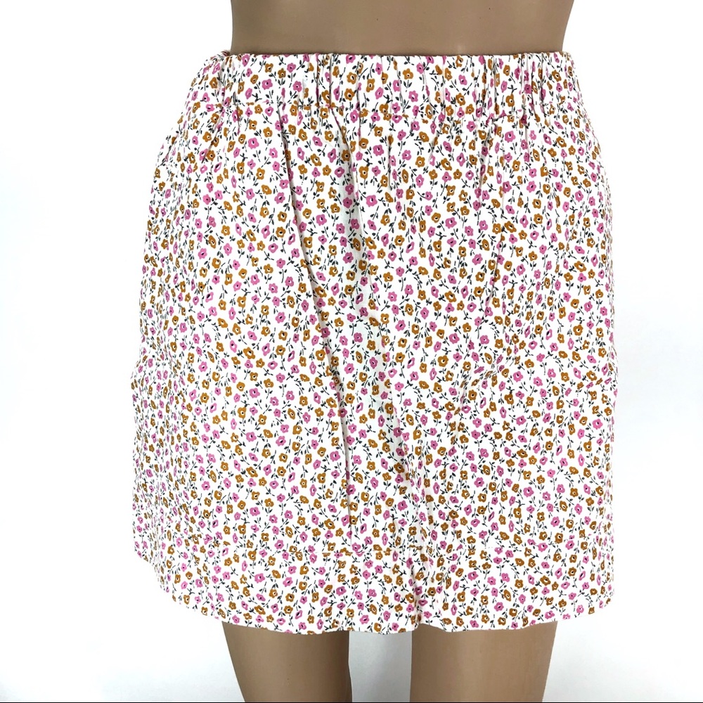 J. Crew skirt size Small flowers print (#26) - Picture 1 of 8